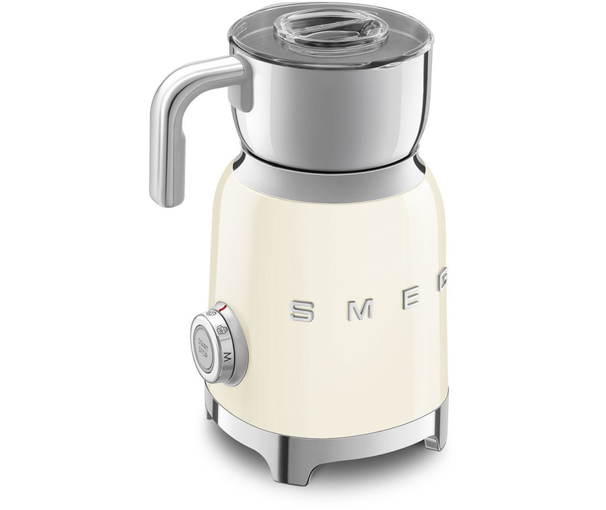 Met de Smeg MFF01CREU melkopschuimer maakt u de heerlijkste koffie