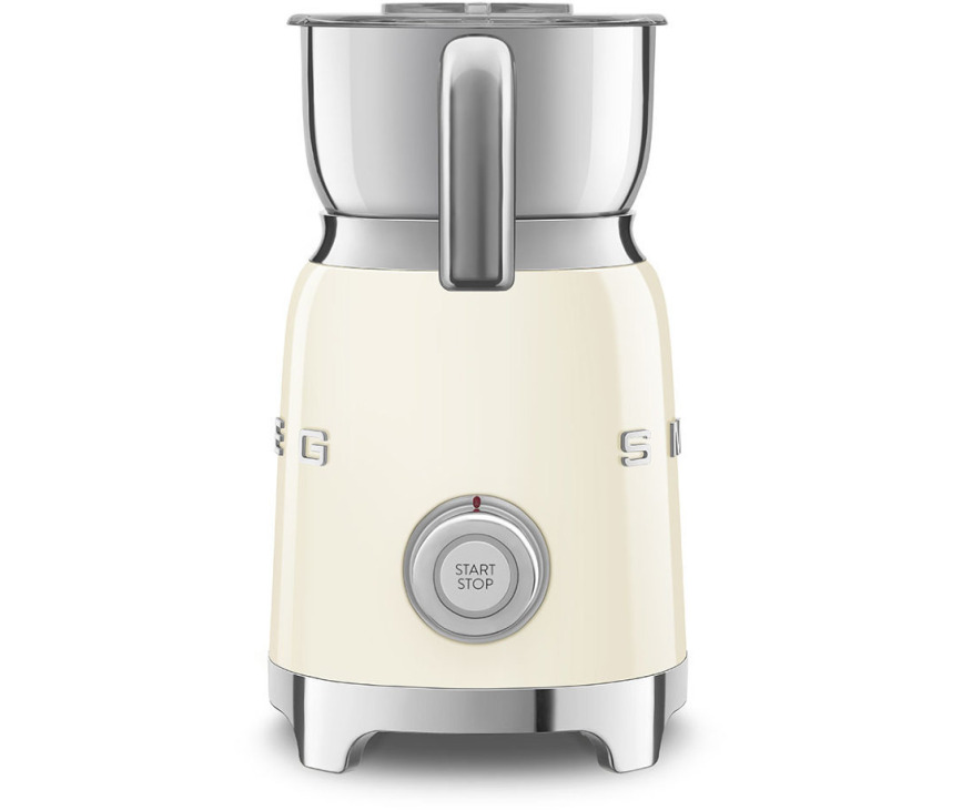 De Smeg MFF01CREU melkopschuimer is voorzien van meerdere functies