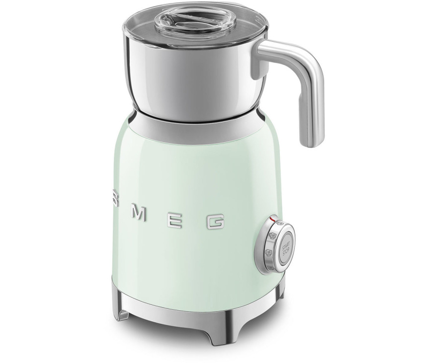 De Smeg MFF01PGEU melkopschuimer is gemaakt van hoogwaardige materialen