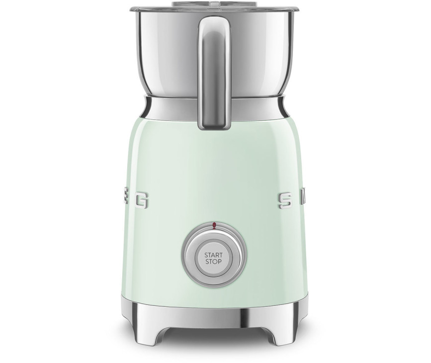 Met de Smeg MFF01PGEU melkopschuimer kunt u melk heerlijk opschuimen