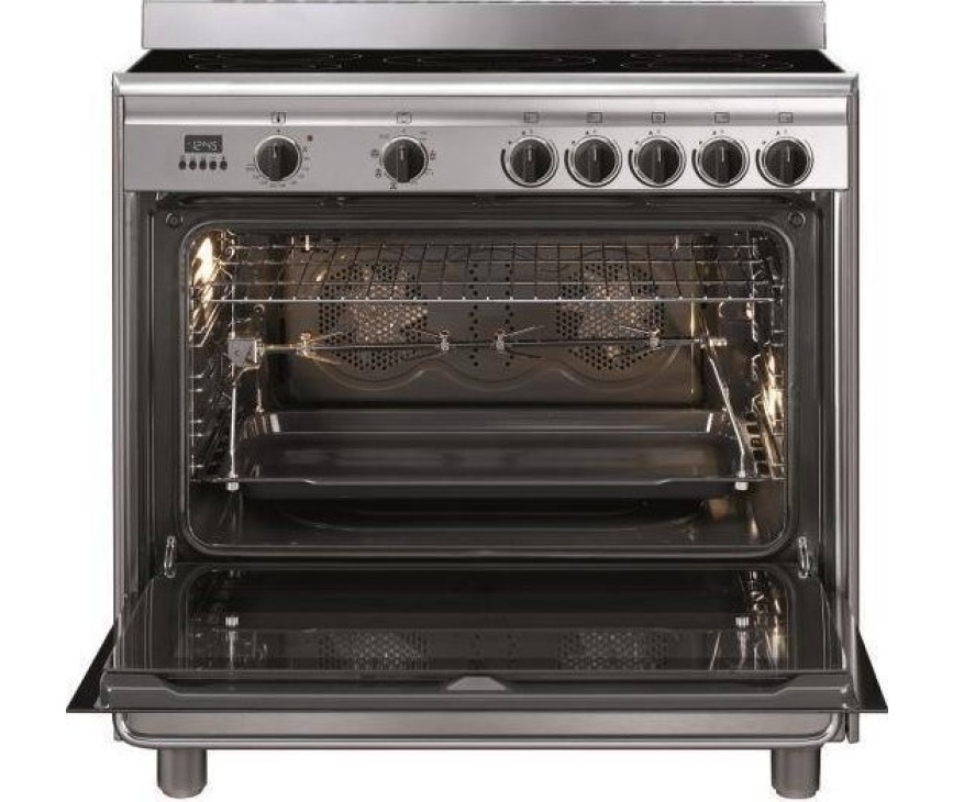Foto van de binnenzijde van de oven van de Smeg BG91IX9