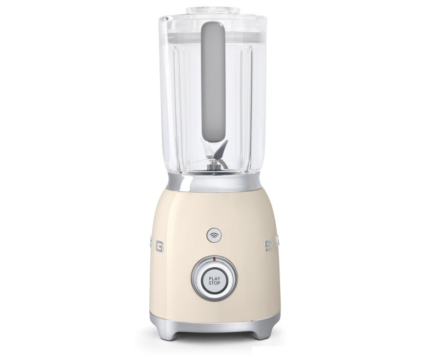 De Smeg BLF01CREU blender creme heeft een inhoud van 1,5 liter