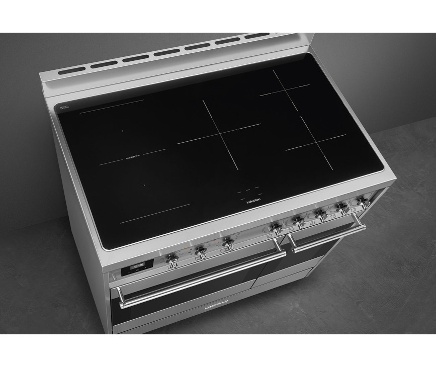 Het kookgedeelte van de C92IPX9 bevat 5 zones waaronder een multizone