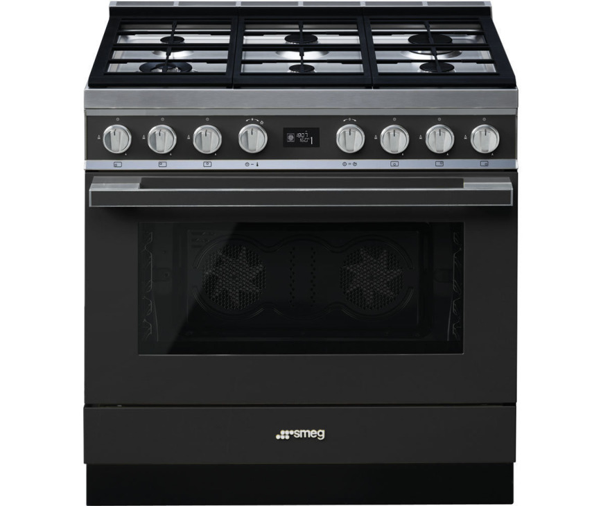 SMEG fornuis antraciet CPF9GMANLK