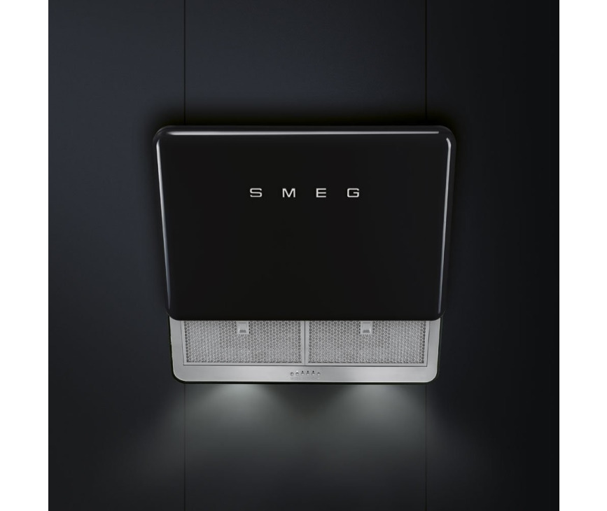 Smeg KFAB75BL afzuigkap wand