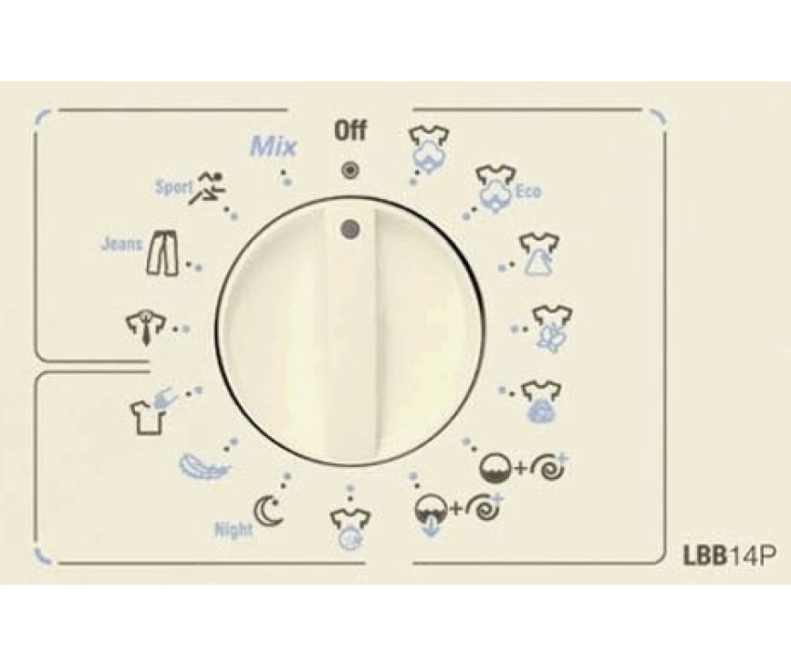 Smeg LBB14CR-2 wasmachine creme
