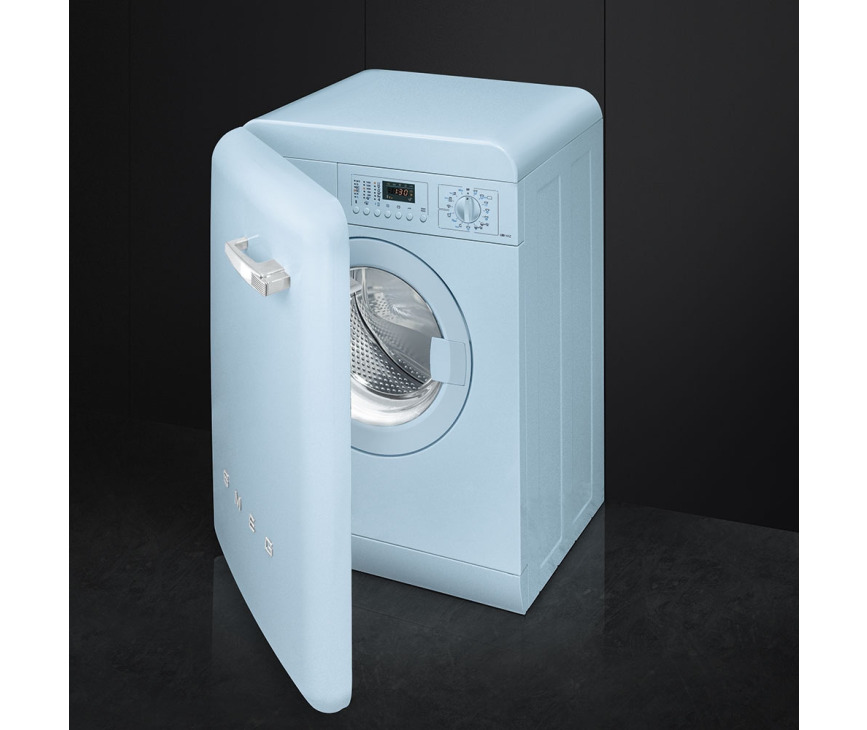 Smeg LBB14PB-2 wasmachine blauw 
