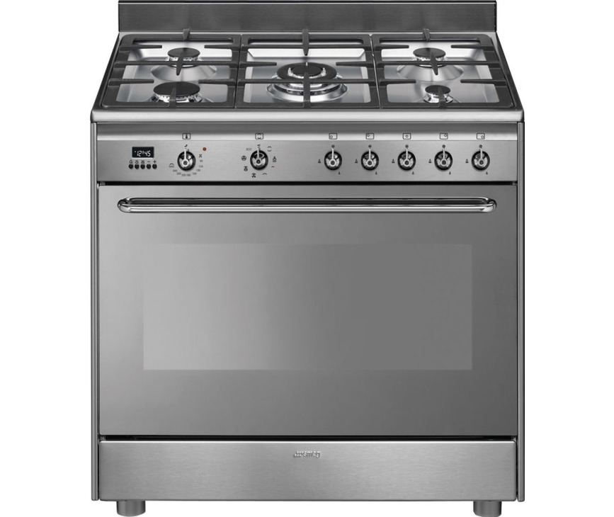SMEG fornuis rvs SNLK90MFX9