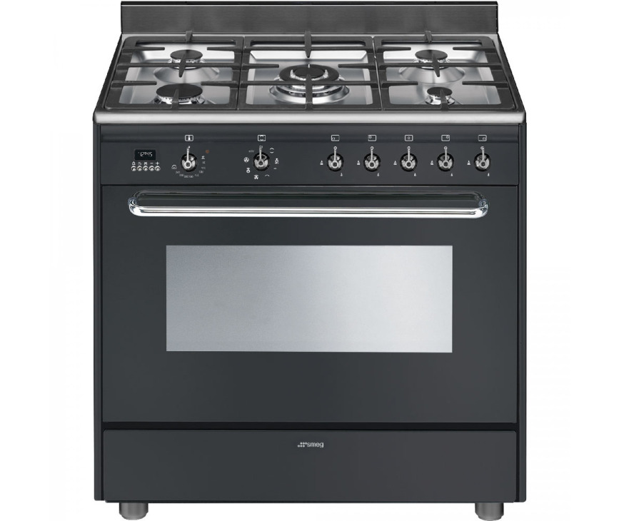 SMEG fornuis antraciet SNLK90DA9