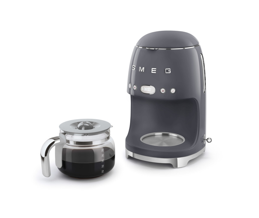 Smeg DCF02GREU koffiemachine - lei grijs