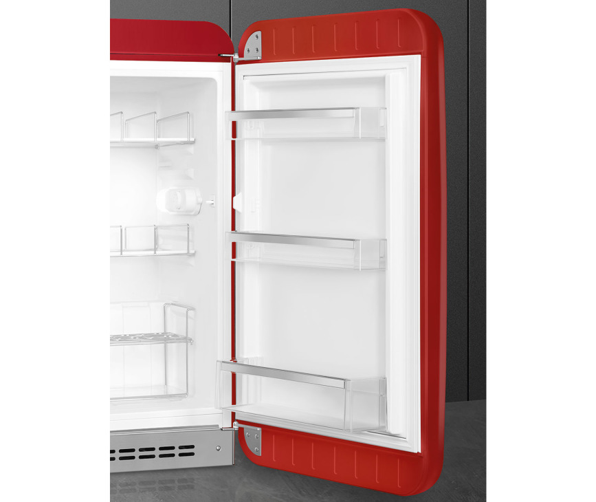 Smeg FAB10HRRD5 koelkast rood - rechtsdraaiend