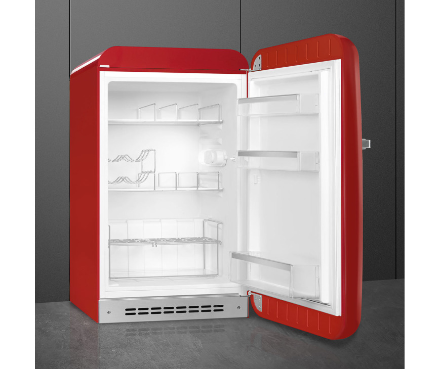 Smeg FAB10HRRD5 koelkast rood - rechtsdraaiend