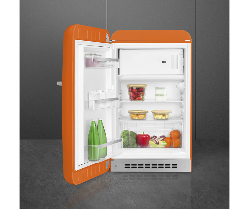 Smeg FAB10LOR5 koelkast - oranje - linksdraaiend