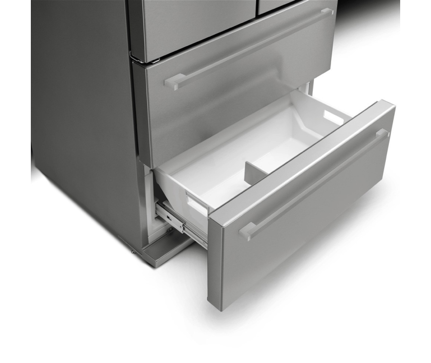 De Smeg FQ55FXE1 heeft No-Frost vriesgedeelte welke nooit meer ontdooit hoeft te worden.