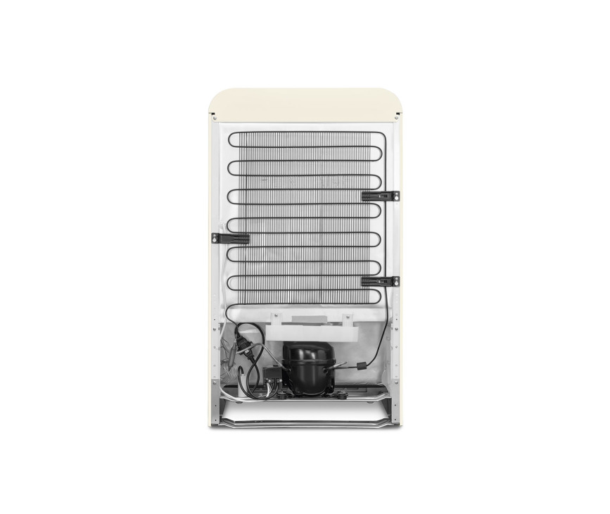 Smeg FAB10LCR5 koelkast creme - linksdraaiend - achterkant