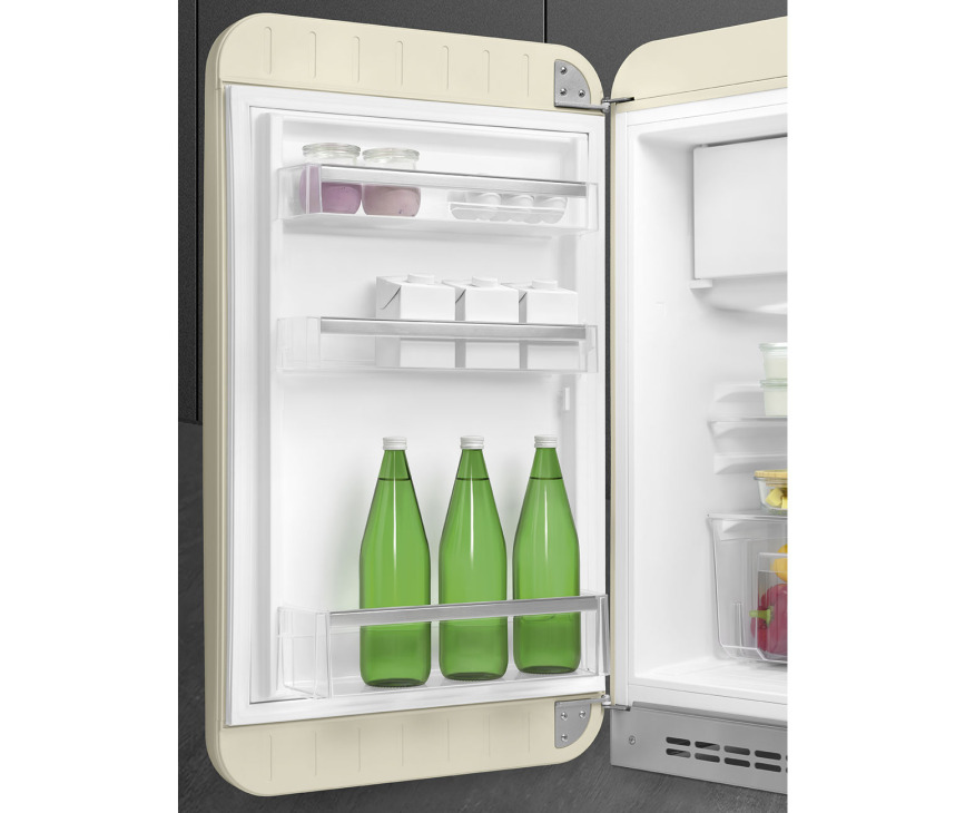 Smeg FAB10LCR5 koelkast creme - linksdraaiend