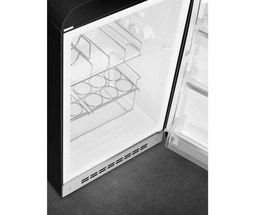 Smeg FAB10HRBL5 zwarte koelkast - rechtsdraaiend