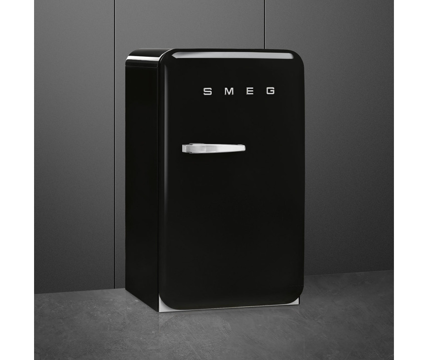 Smeg FAB10HRBL5 zwarte koelkast - rechtsdraaiend