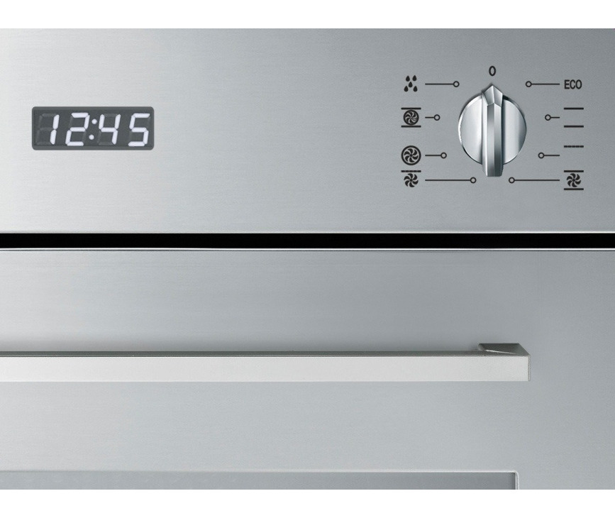 De Smeg SF485X beschikt over 8 functies waaronder de Vapor Clean reinigingsfunctie