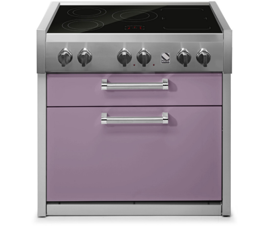 STEEL kookunit rvs/paars G9C-5FI Genesi