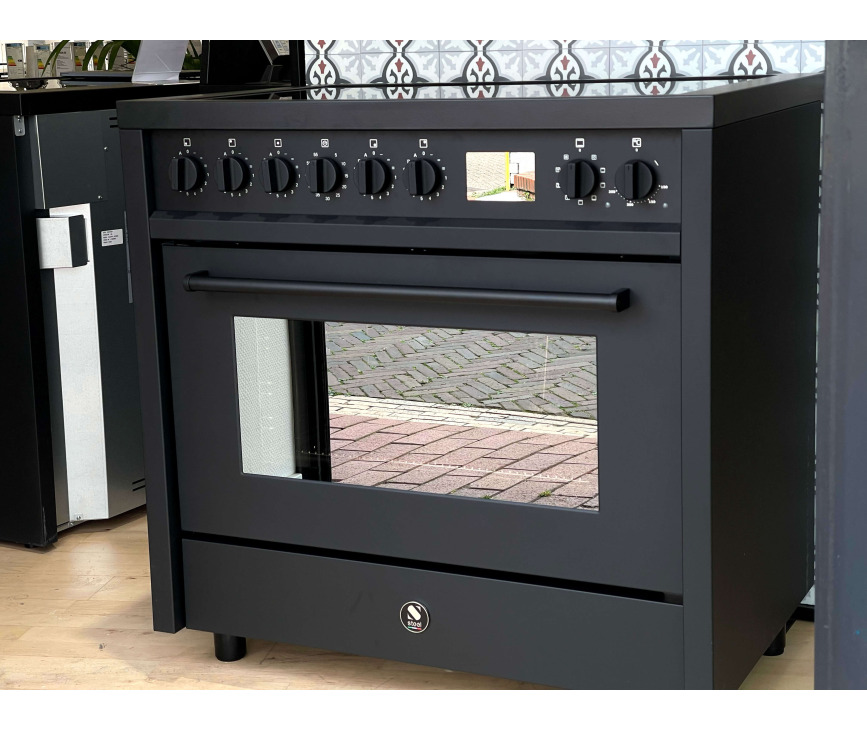 Steel DSW-E9F-5FI NF Enfasi inductie fornuis - mat zwart - All Black
