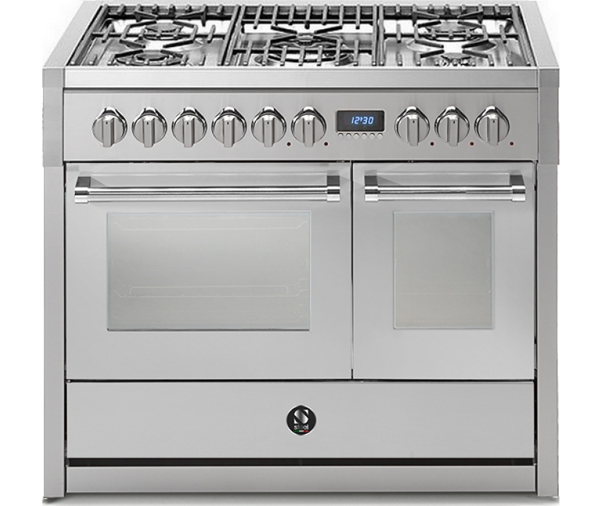 STEEL fornuis Genesi G10FF-4M rvs