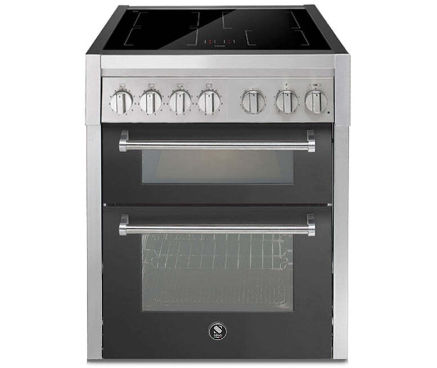 Steel GQ7SF-4I inductie fornuis met dubbele oven - 70 cm breed