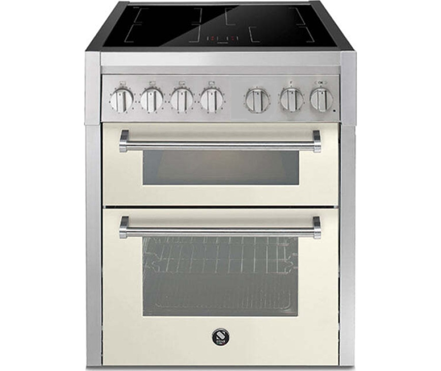 Steel GQ7SF-4I inductie fornuis met dubbele oven - 70 cm breed