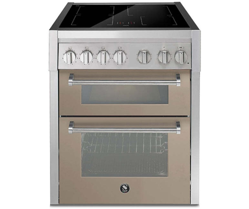 Steel GQ7SF-4I inductie fornuis met dubbele oven - 70 cm breed