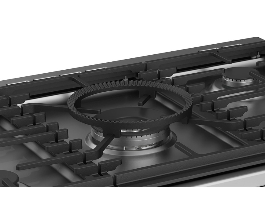 Door de wokring lijft uw pan stevig op het Stoves Precision DX S1000DF EU SS rvs fornuis staan