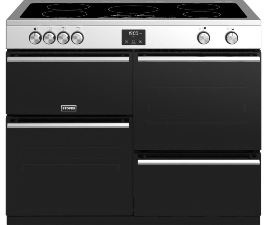 STOVES fornuis inductie Precision DX S1100Ei SS rvs