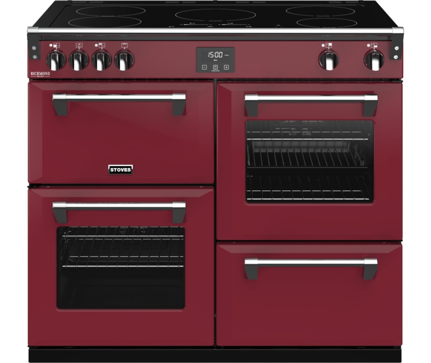 STOVES fornuis inductie Richmond DX S1000Ei CB Chili Red