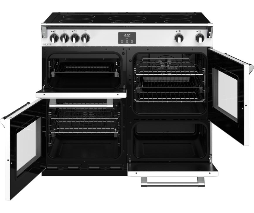 Stoves Richmond DX S1000Ei CB Icy White inductie fornuis