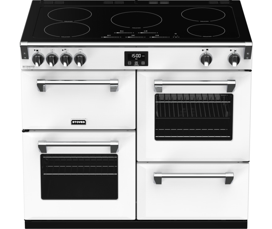 Stoves Richmond DX S1000Ei CB Icy White inductie fornuis