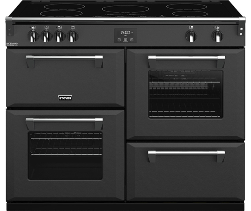 STOVES fornuis inductie Richmond DX S1100 Ei CB Ant antraciet