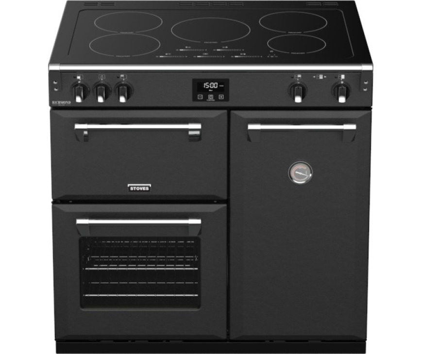 De Stoves Richmond DX S900Ei CB Ant antraciet inductie fornuis is voorzien van drie verschillende ovens