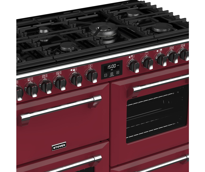 Stoves RICHMOND S1000 DF Deluxe Chili Red fornuis