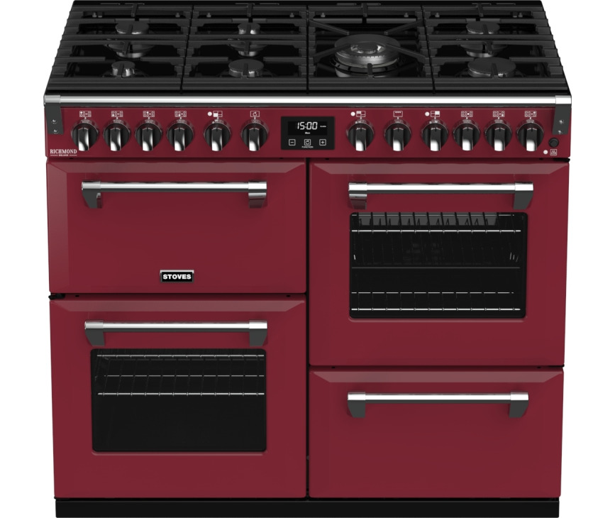 Stoves RICHMOND S1000 DF Deluxe Chili Red fornuis