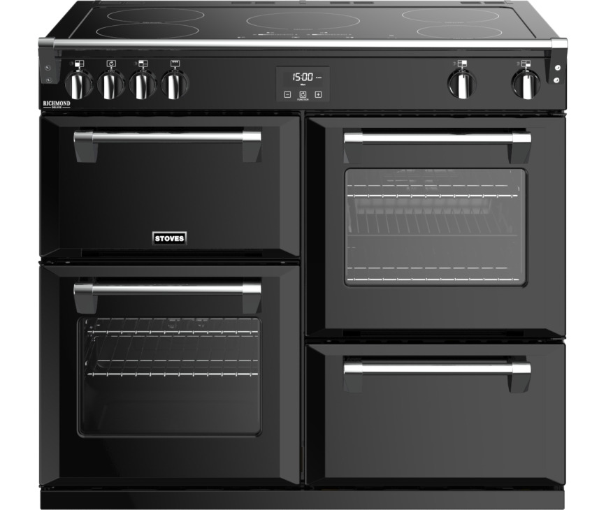 STOVES fornuis inductie Richmond DX D1000 EI zwart