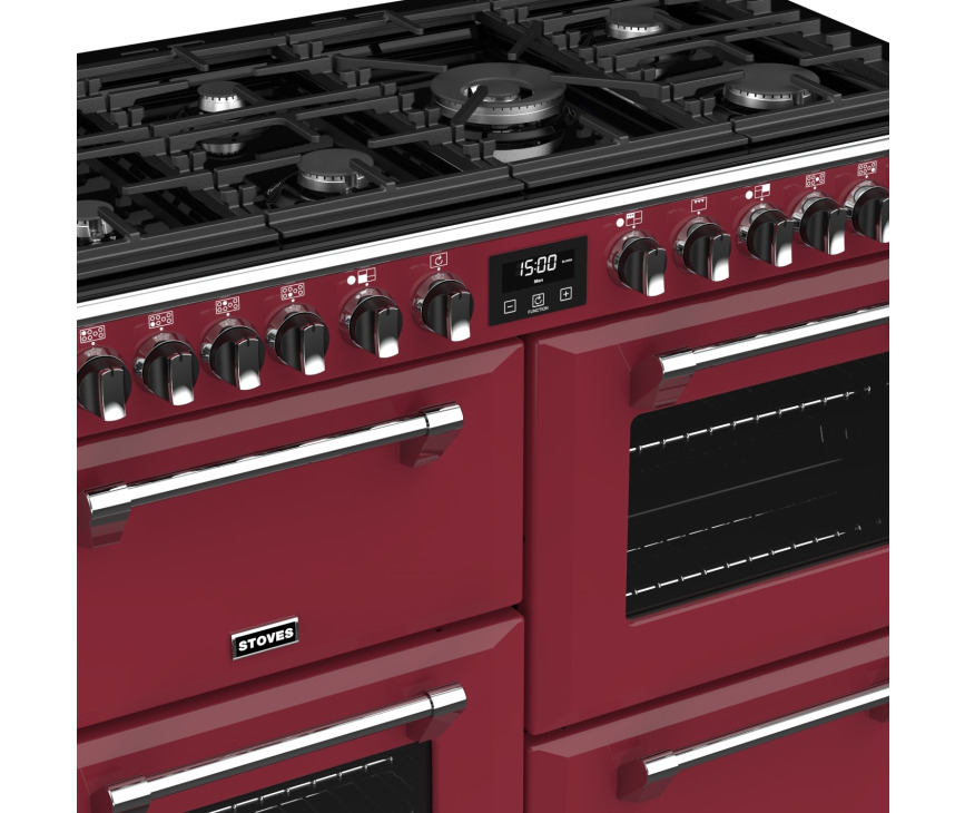 Stoves RICHMOND S1100 DF Deluxe Chili Red fornuis