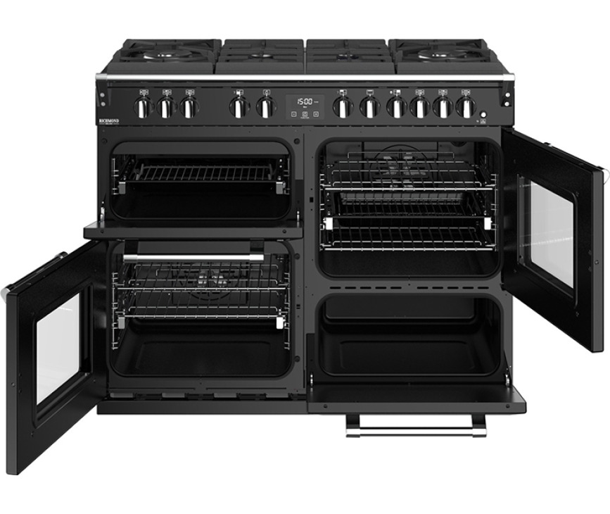 Stoves RICHMOND S1100 DF Deluxe GTG ZWART fornuis