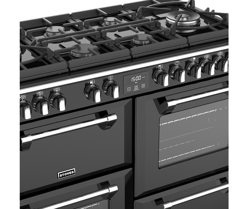 Stoves RICHMOND S1100 DF Deluxe GTG ZWART fornuis