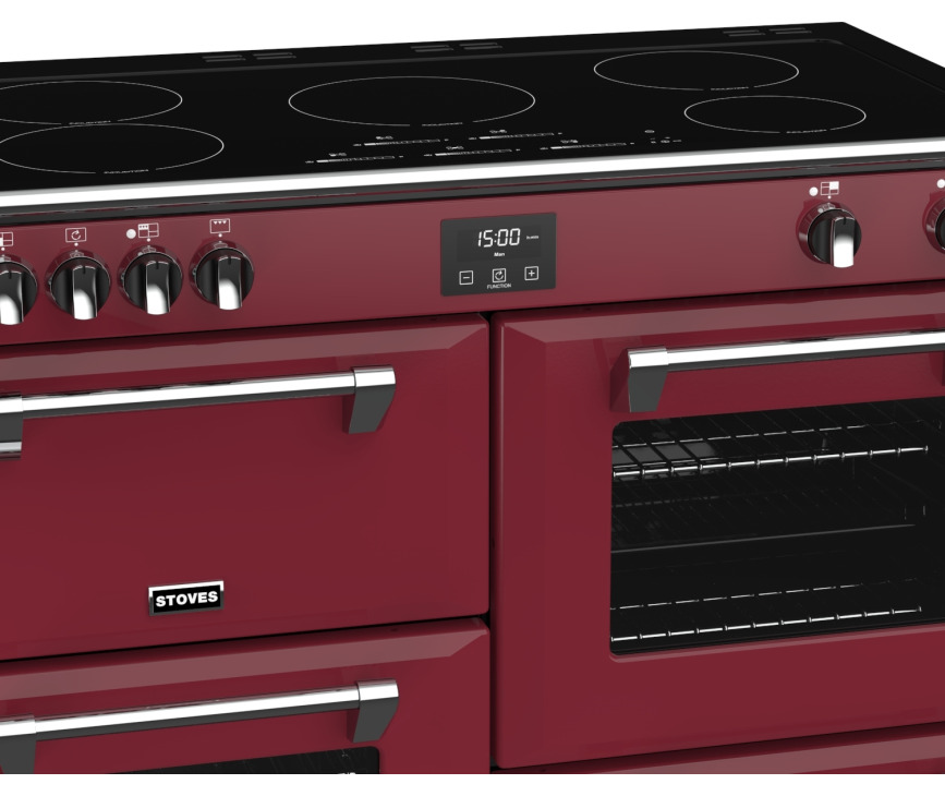 Stoves RICHMOND DX S1100 EI Chili Red inductie fornuis