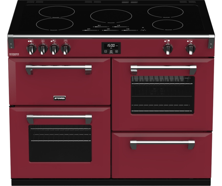 Stoves RICHMOND DX S1100 EI Chili Red inductie fornuis
