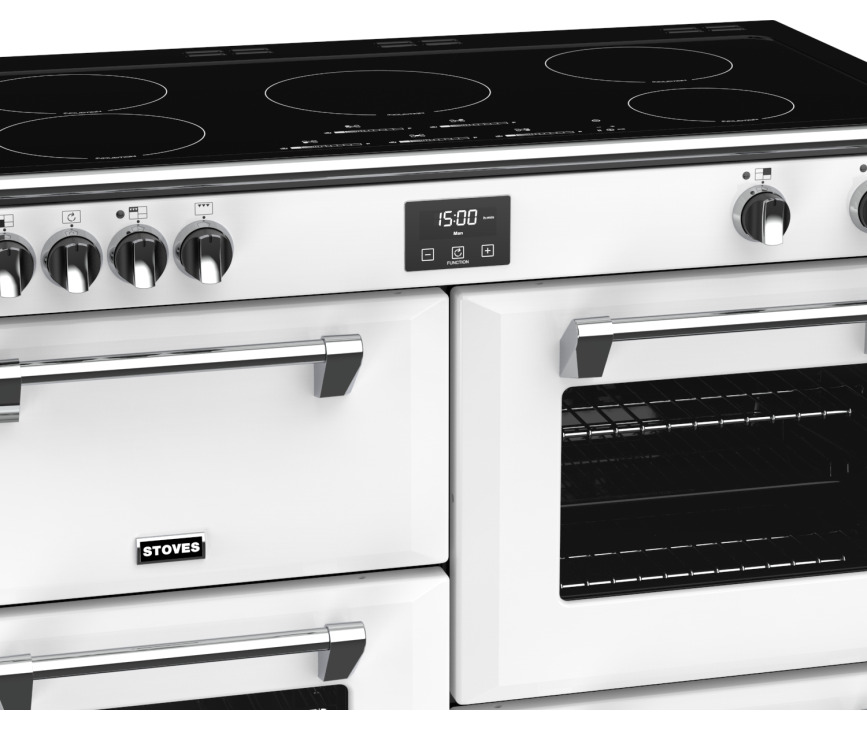Stoves RICHMOND DX S1100 EI Icy White inductie fornuis