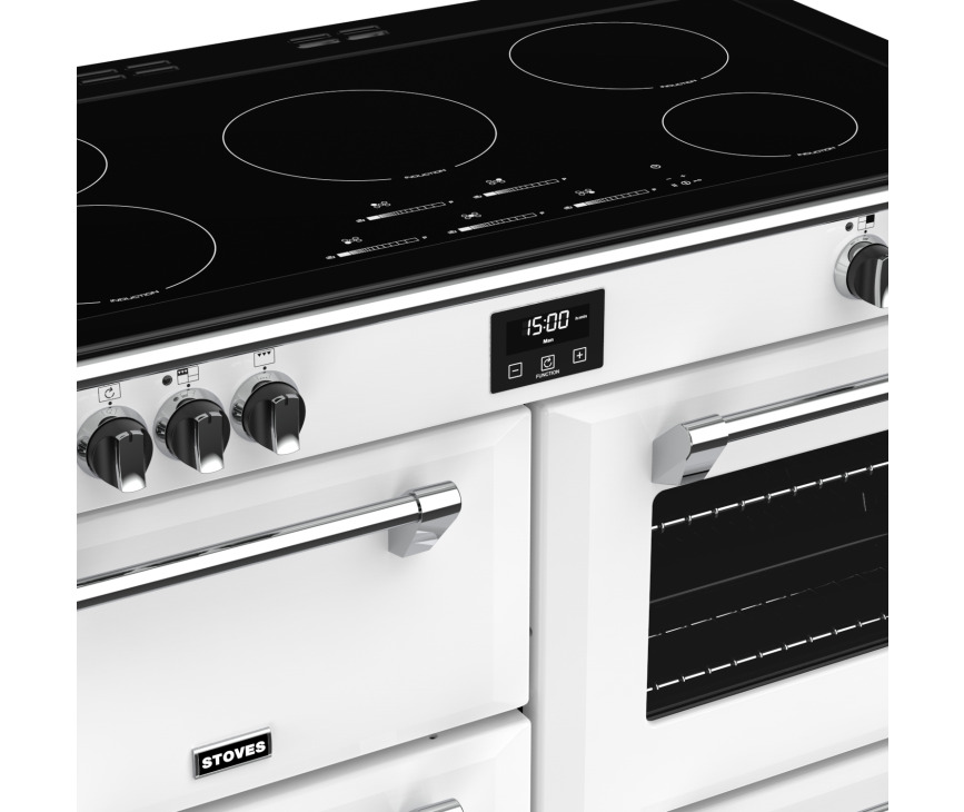 Stoves RICHMOND DX S1100 EI Icy White inductie fornuis