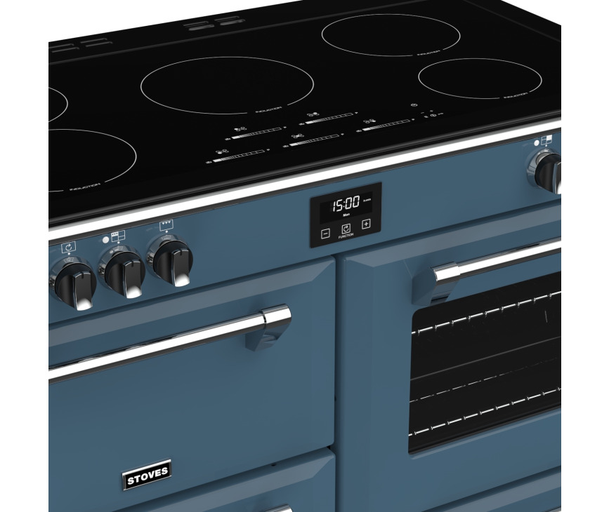 Stoves RICHMOND DX S1100 EI Thunder Blue inductie fornuis