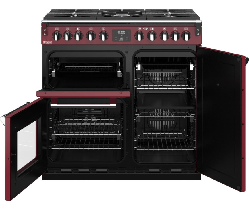Stoves RICHMOND S900 DF Deluxe Chili Red fornuis