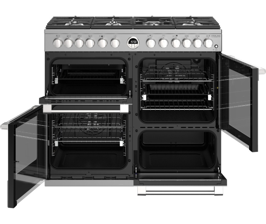Stoves STERLING S1000 DF Deluxe RVS fornuis