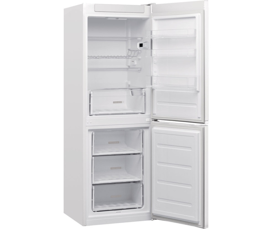 Foto van de binnenzijde van de Whirlpool W5 721E W koelkast
